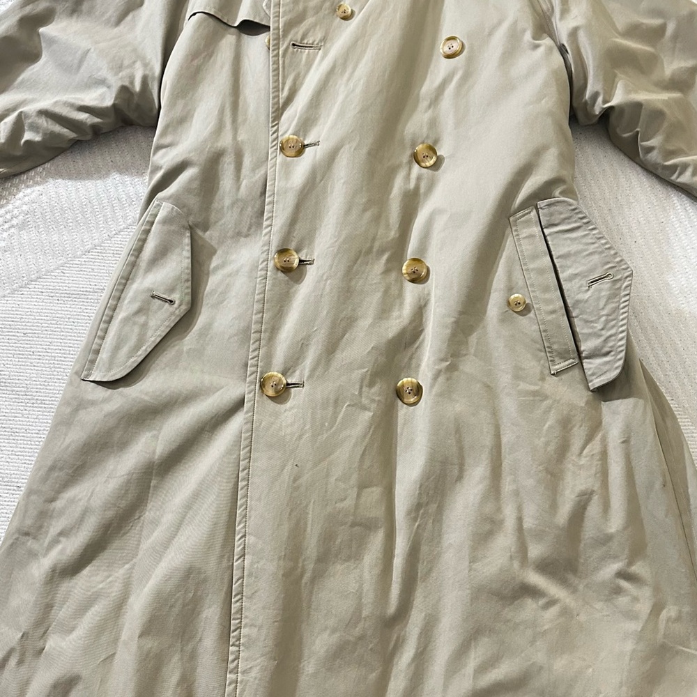 Burberry Tan Trench Coat Double-Breasted Classic